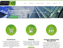 Tablet Screenshot of consnet.co.za